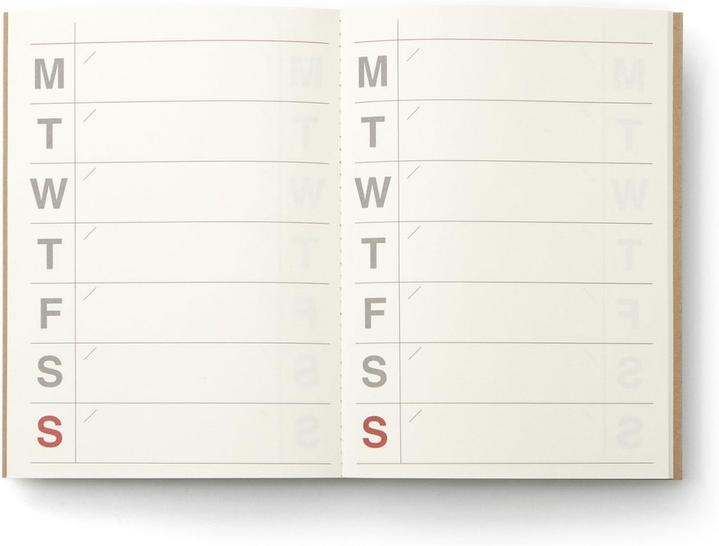 A5 Undated Weekly Planner