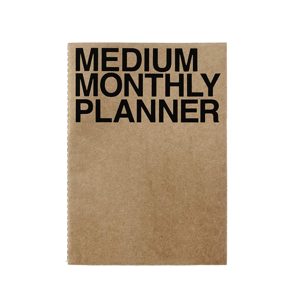 A5 Undated Monthly Planner