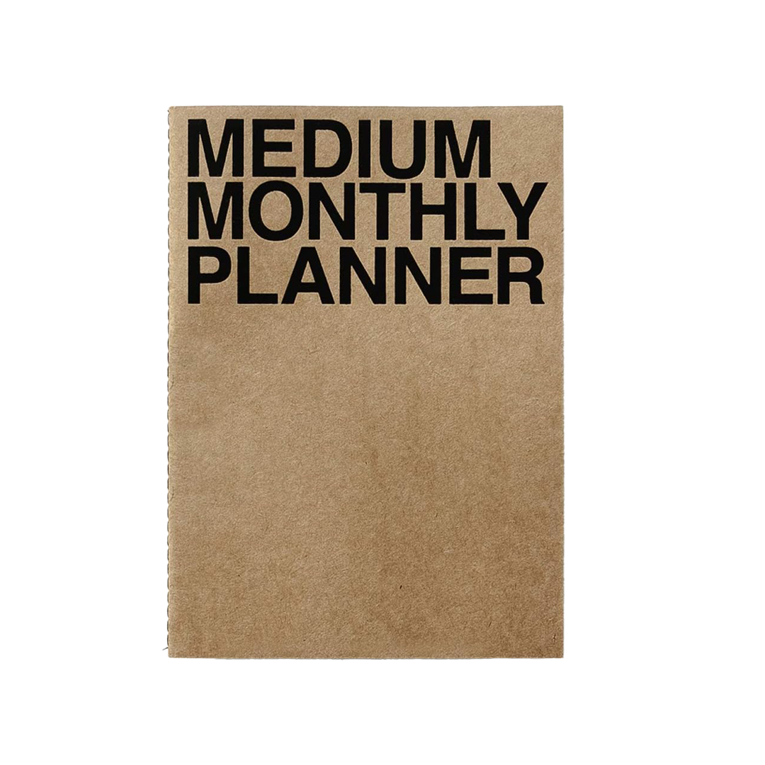 A5 Undated Monthly Planner